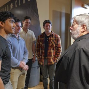 Steve Wozniak was the 2024 Commencement Address speaker at the University of Colorado Boulder.  (Photo by Casey A. Cass/University of Colorado)